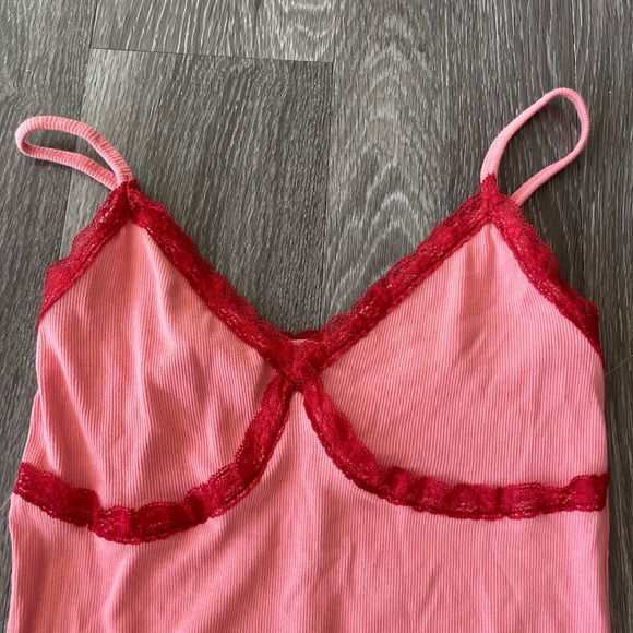 Target Pink Red Lace Dress NWT - Picture 3 of 7